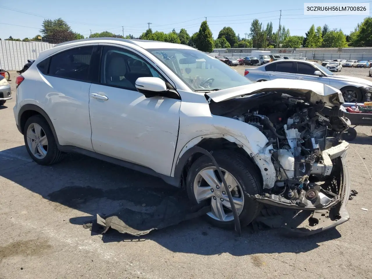 2020 Honda Hr-V Ex VIN: 3CZRU6H56LM700826 Lot: 65228835