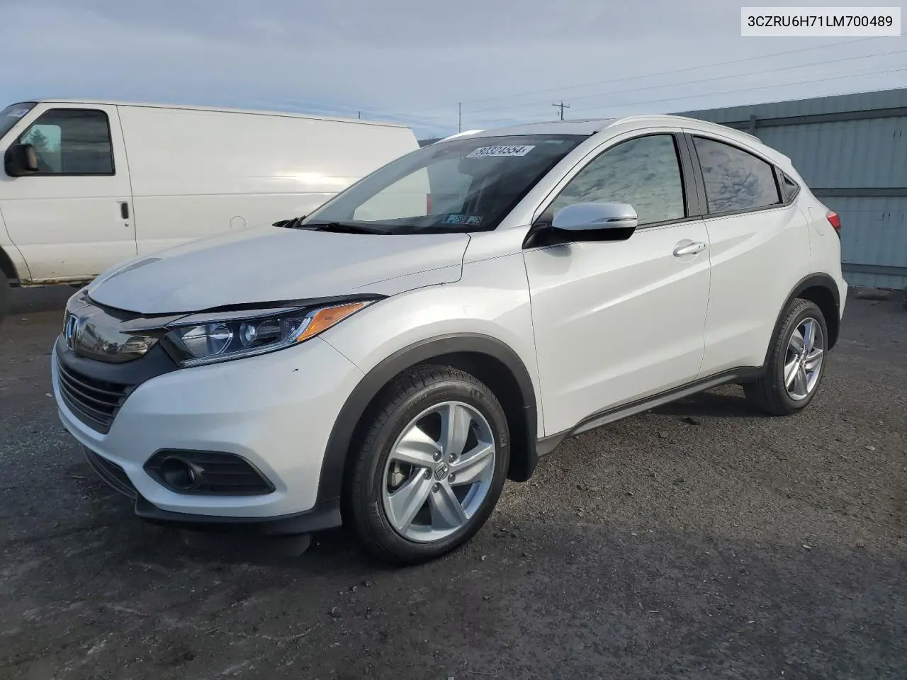 2020 Honda Hr-V Exl VIN: 3CZRU6H71LM700489 Lot: 80324554