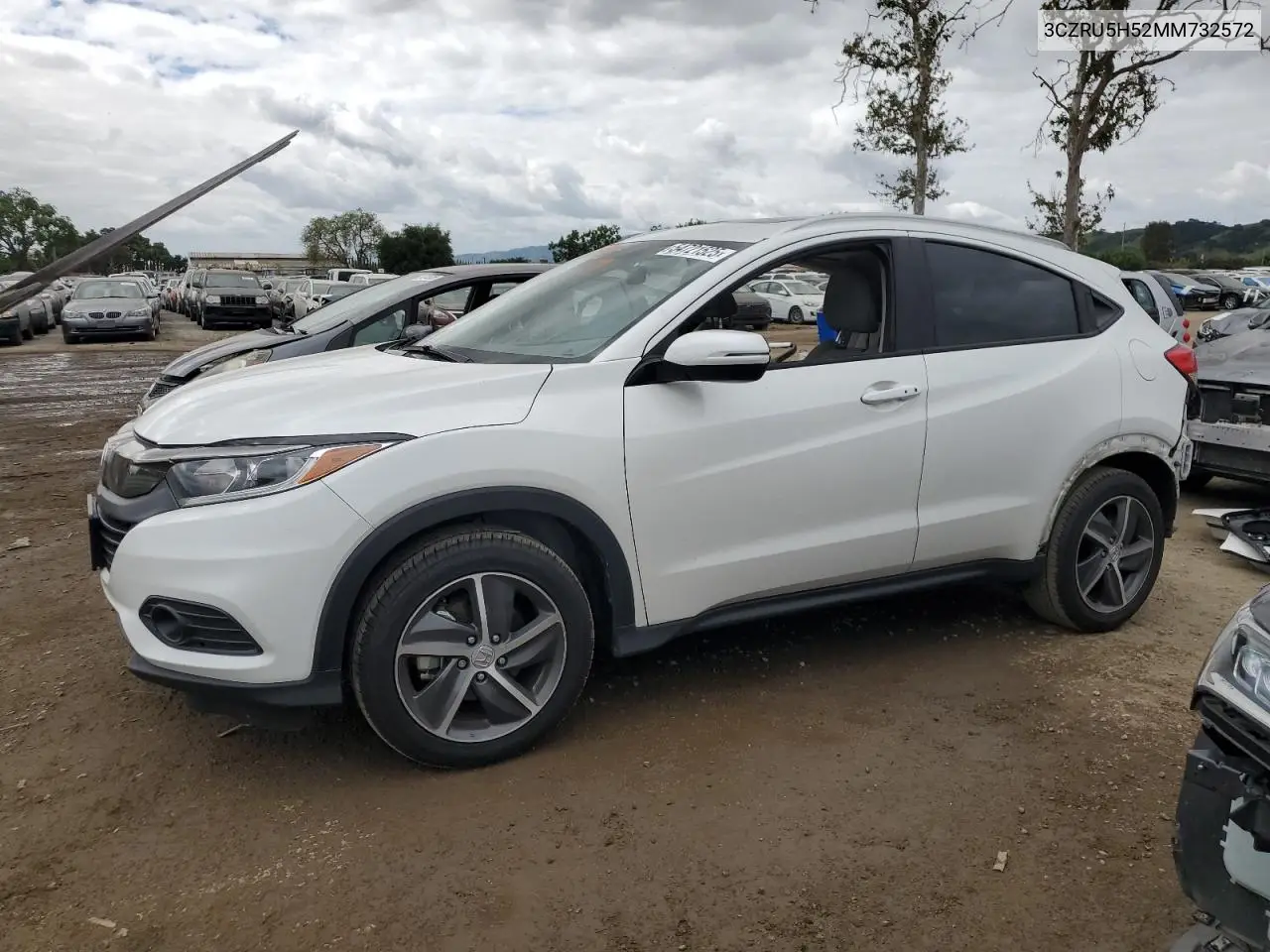 2021 Honda Hr-V Ex VIN: 3CZRU5H52MM732572 Lot: 54721525