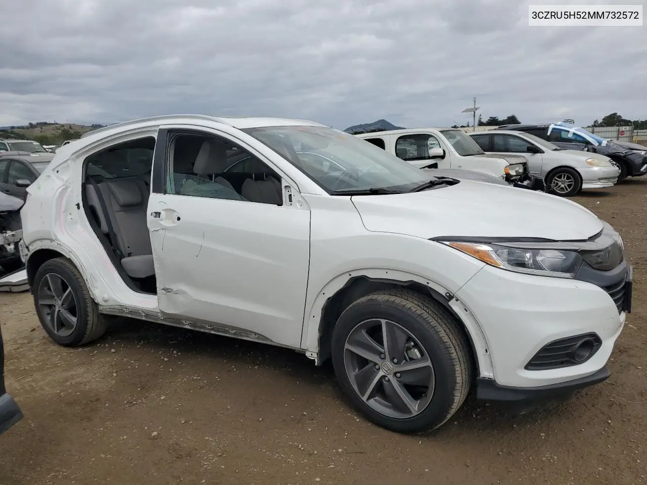 2021 Honda Hr-V Ex VIN: 3CZRU5H52MM732572 Lot: 54721525