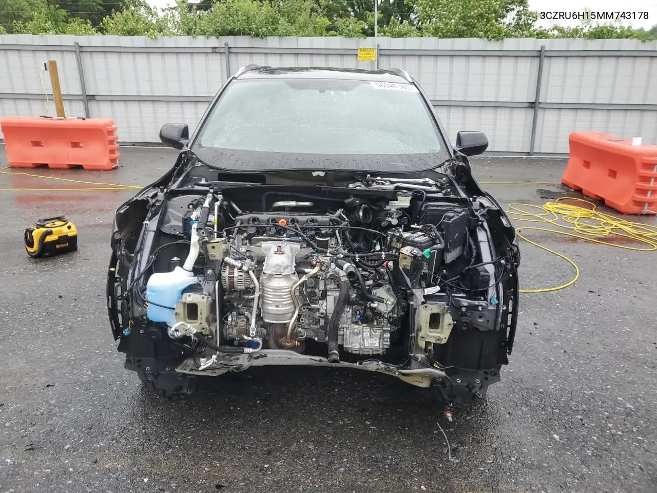 2021 Honda Hr-V Sport VIN: 3CZRU6H15MM743178 Lot: 56040385