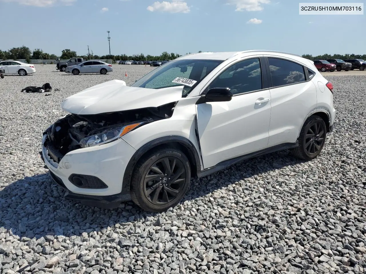 2021 Honda Hr-V Sport VIN: 3CZRU5H10MM703116 Lot: 56743835
