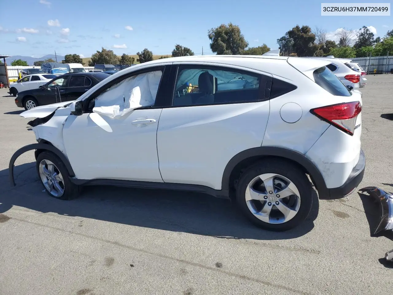 2021 Honda Hr-V Lx VIN: 3CZRU6H37MM720499 Lot: 56798995