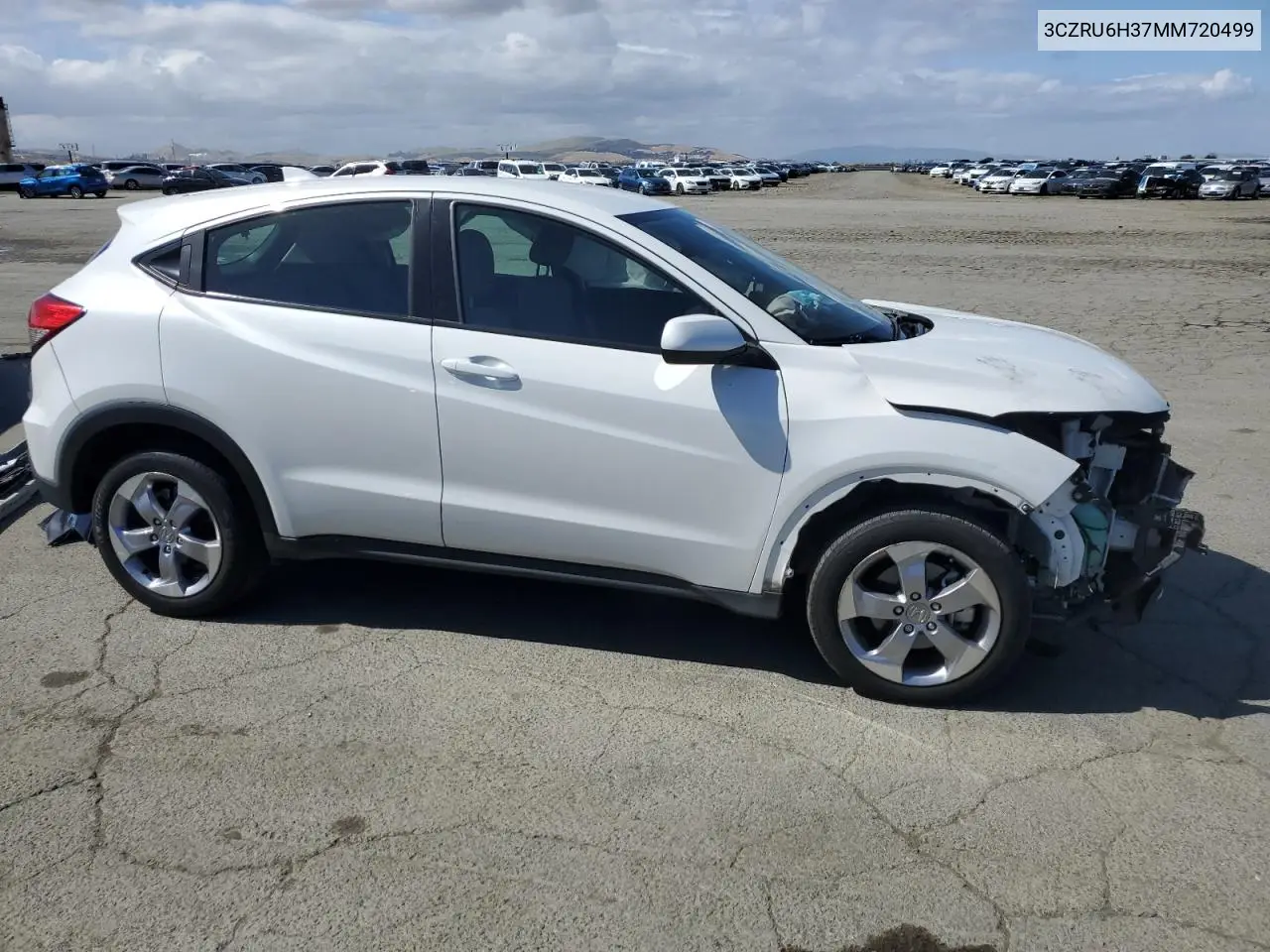 2021 Honda Hr-V Lx VIN: 3CZRU6H37MM720499 Lot: 56798995