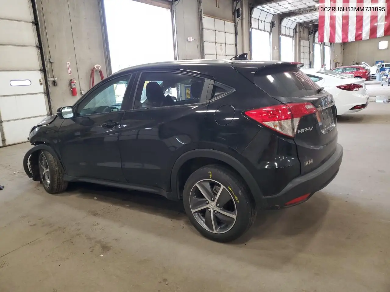 2021 Honda Hr-V Ex VIN: 3CZRU6H53MM731095 Lot: 56962385