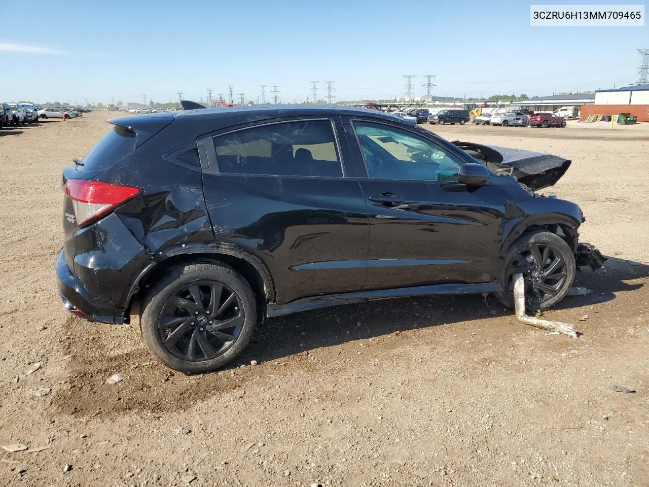 2021 Honda Hr-V Sport VIN: 3CZRU6H13MM709465 Lot: 58854045