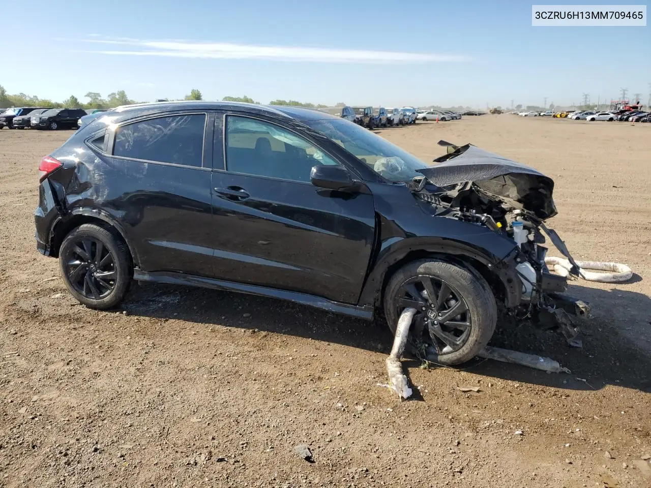 2021 Honda Hr-V Sport VIN: 3CZRU6H13MM709465 Lot: 58854045