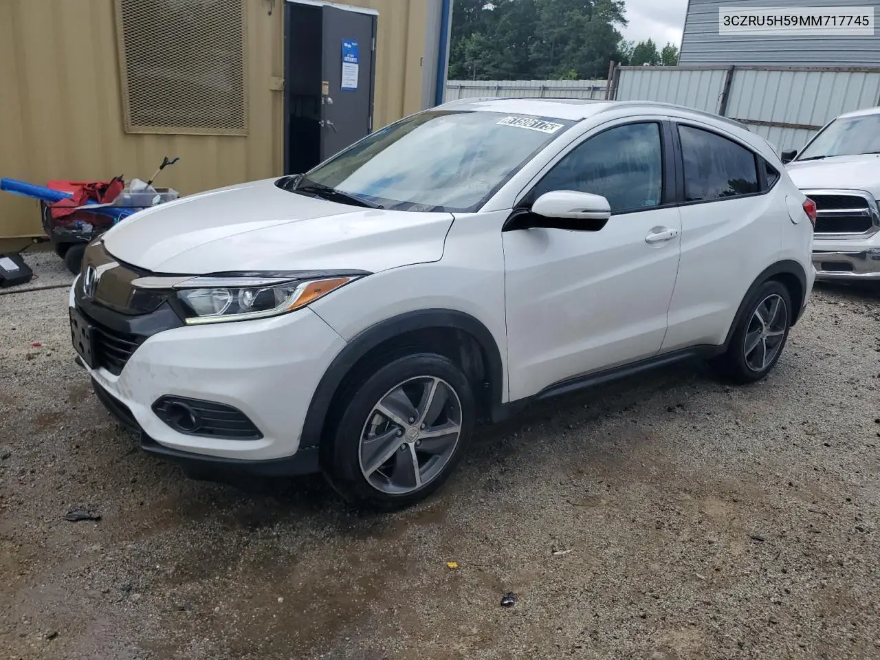 2021 Honda Hr-V Ex VIN: 3CZRU5H59MM717745 Lot: 61506175