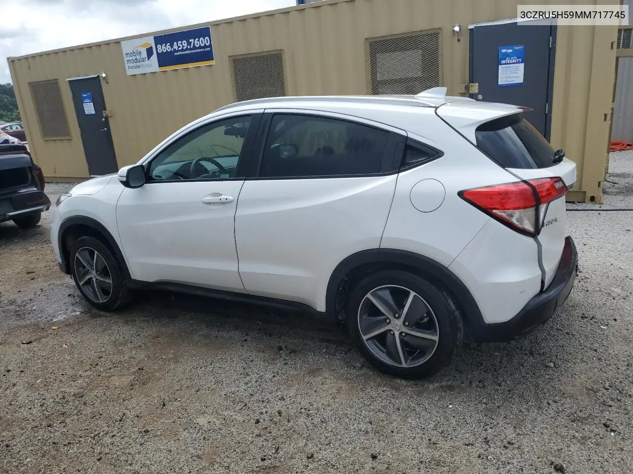 2021 Honda Hr-V Ex VIN: 3CZRU5H59MM717745 Lot: 61506175