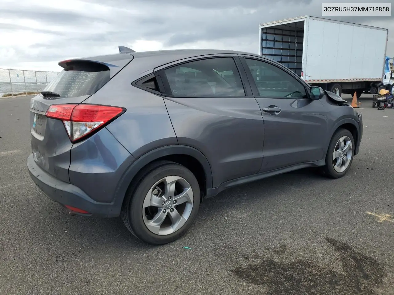 2021 Honda Hr-V Lx VIN: 3CZRU5H37MM718858 Lot: 61998645