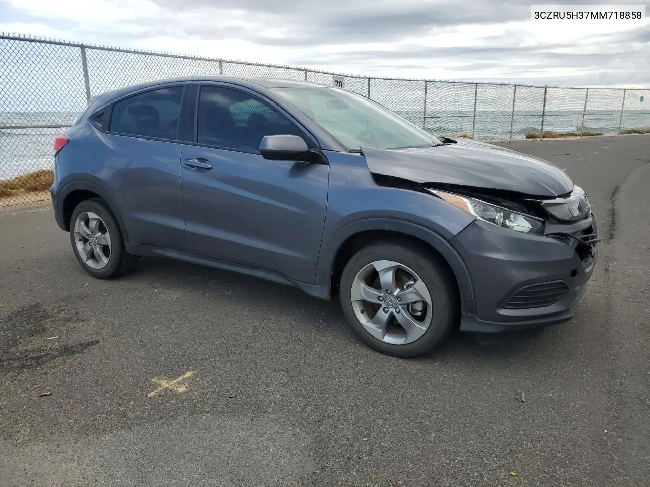2021 Honda Hr-V Lx VIN: 3CZRU5H37MM718858 Lot: 61998645