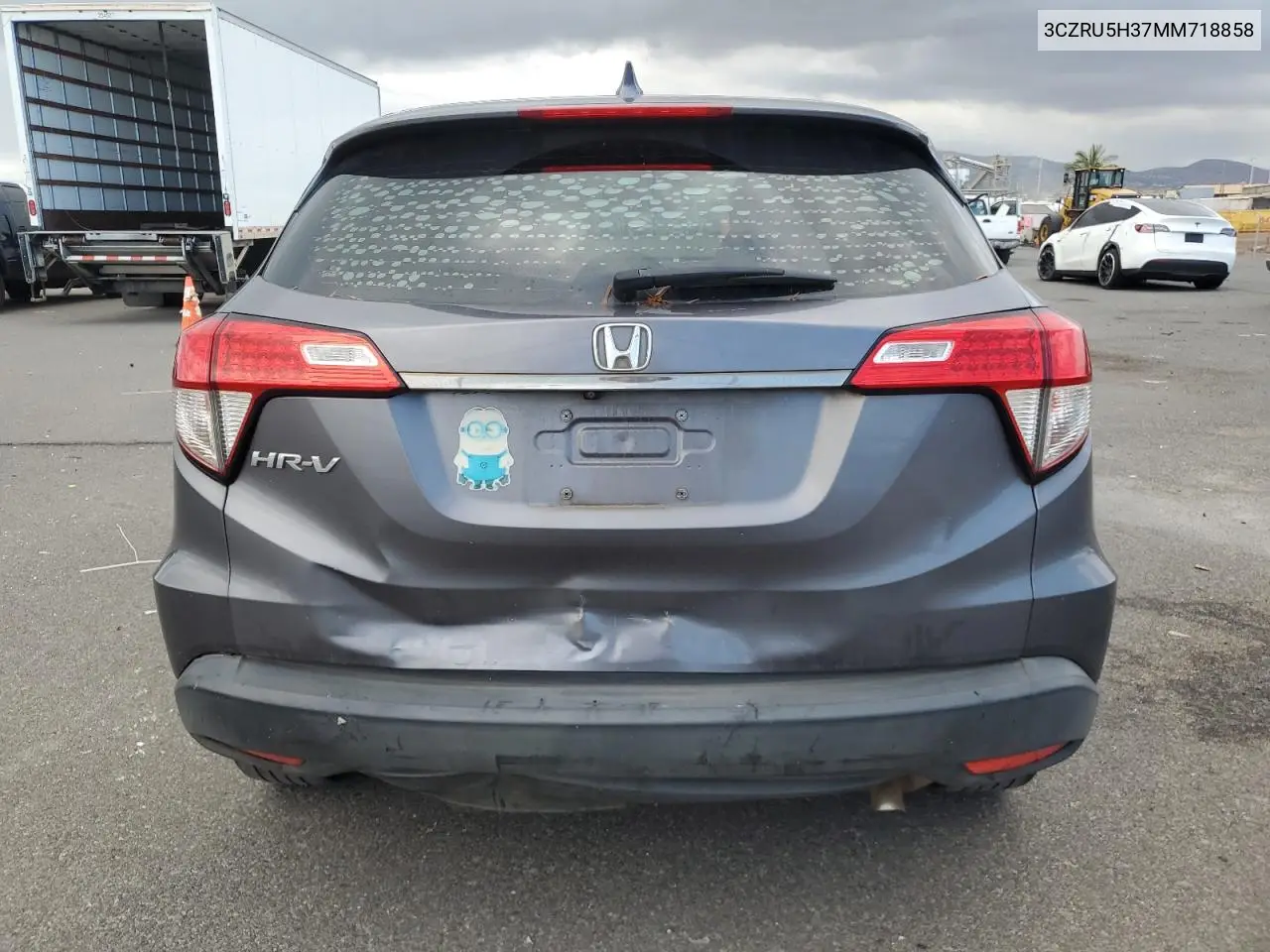 2021 Honda Hr-V Lx VIN: 3CZRU5H37MM718858 Lot: 61998645