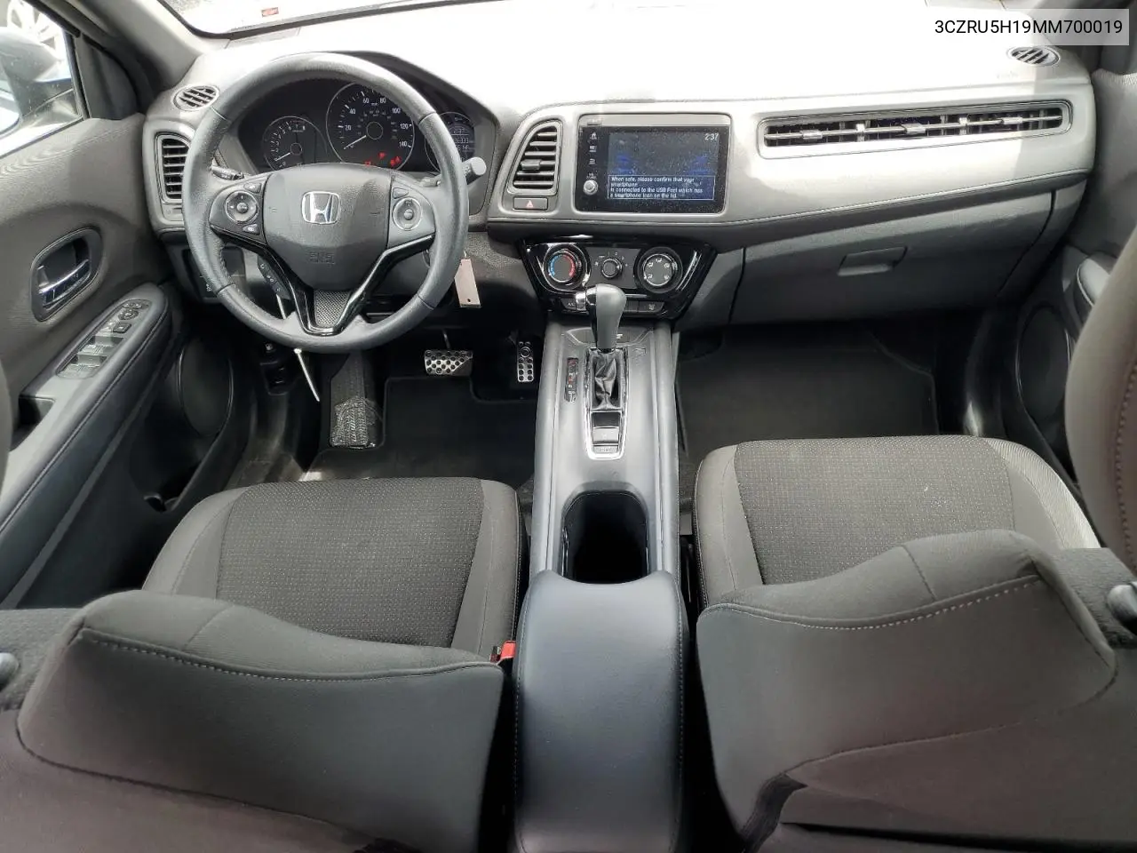 2021 Honda Hr-V Sport VIN: 3CZRU5H19MM700019 Lot: 62452045