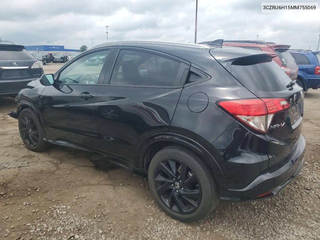 2021 Honda Hr-V Sport VIN: 3CZRU6H15MM755069 Lot: 62472285