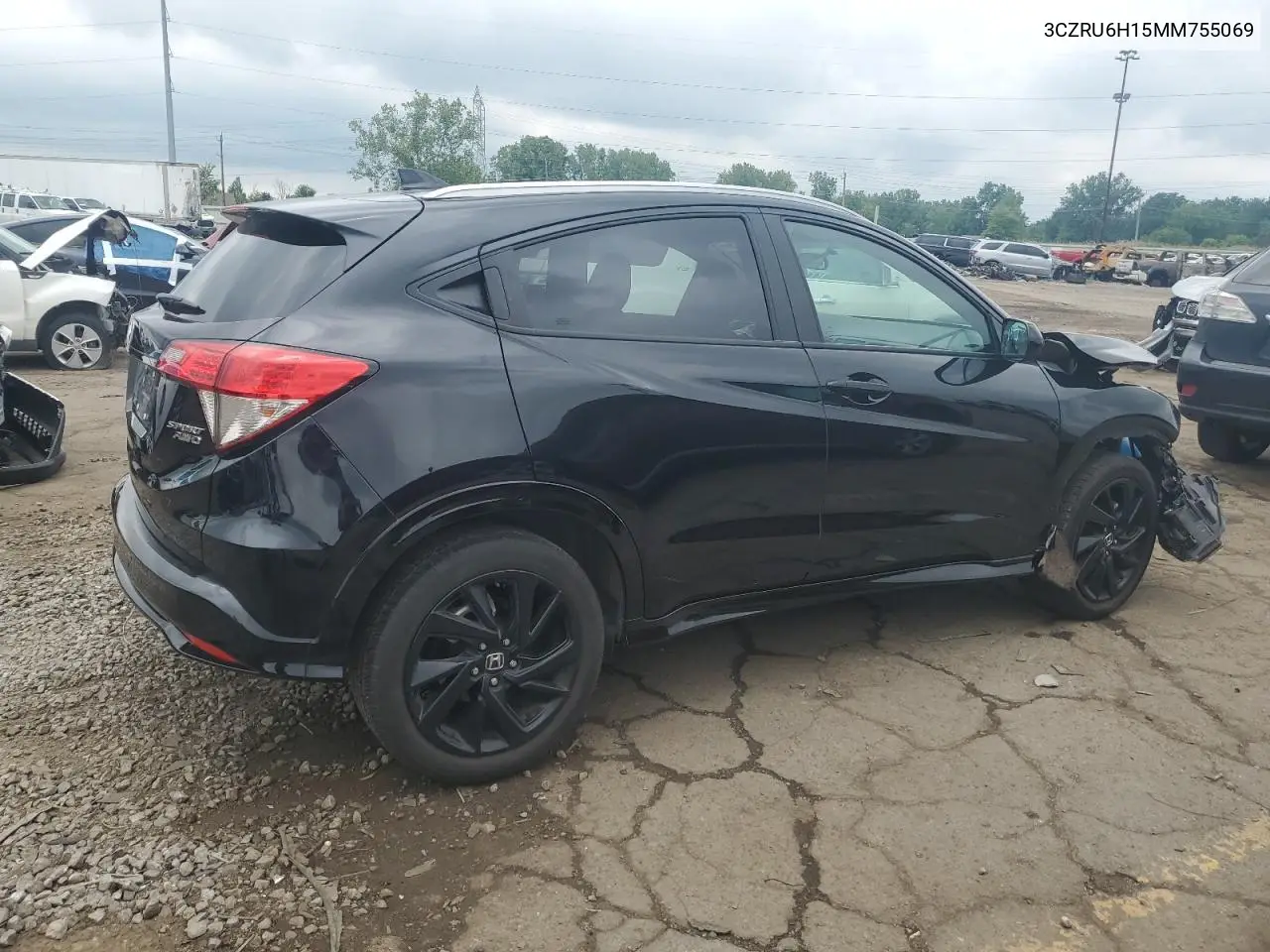 2021 Honda Hr-V Sport VIN: 3CZRU6H15MM755069 Lot: 62472285