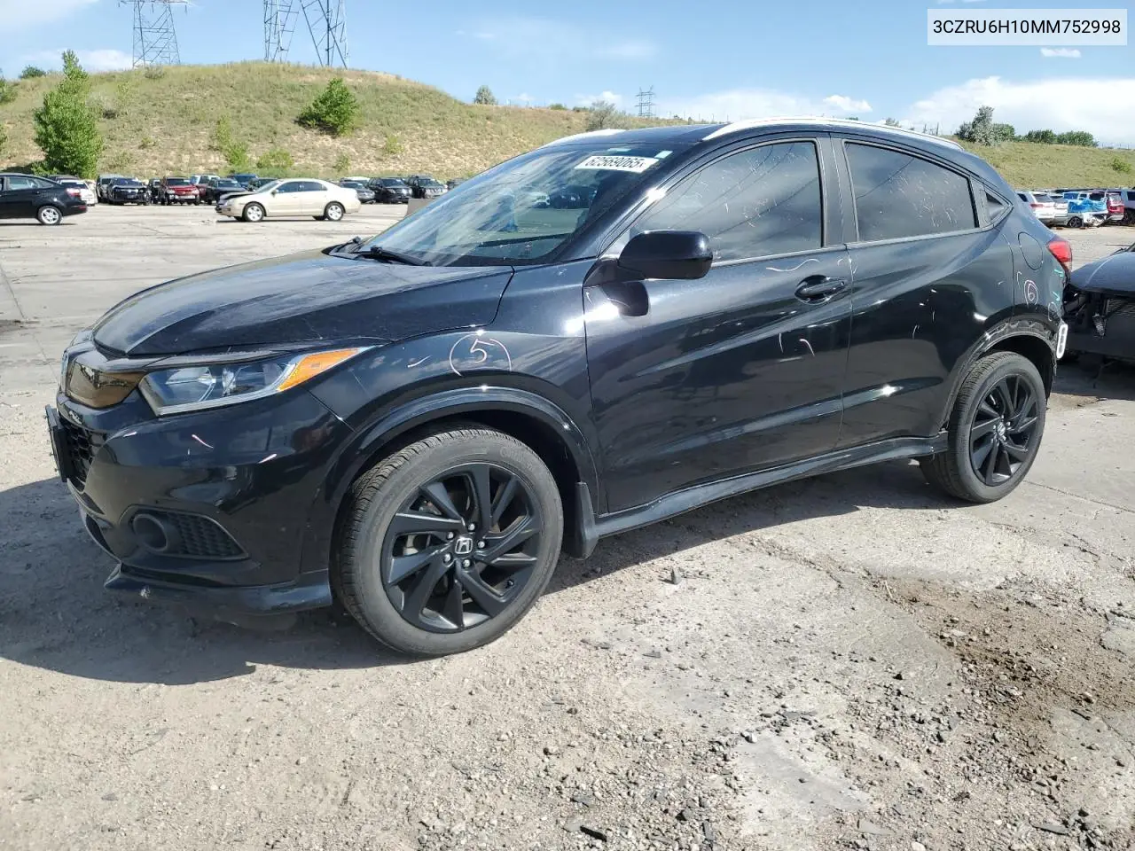 2021 Honda Hr-V Sport VIN: 3CZRU6H10MM752998 Lot: 62569065