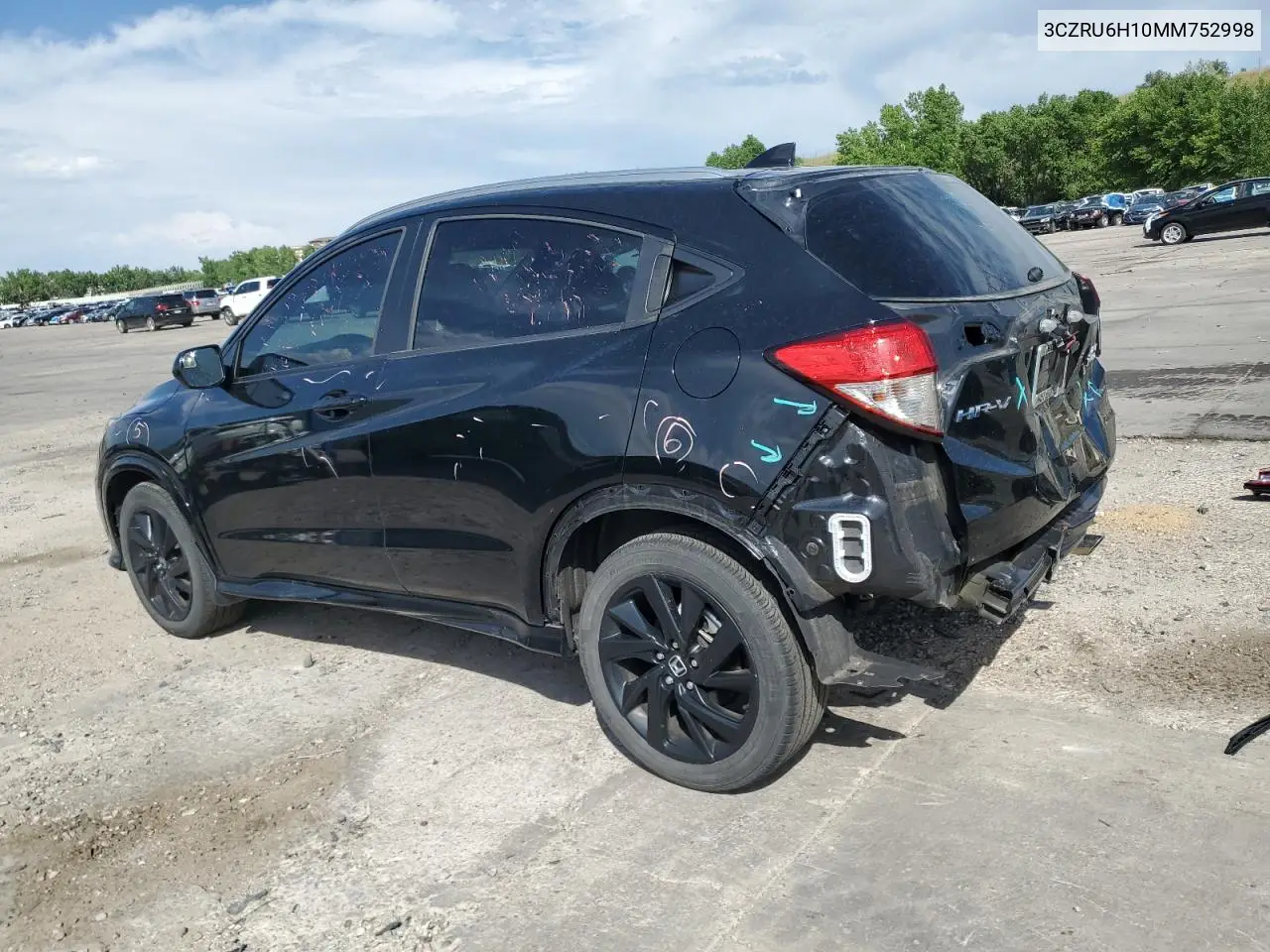 2021 Honda Hr-V Sport VIN: 3CZRU6H10MM752998 Lot: 62569065