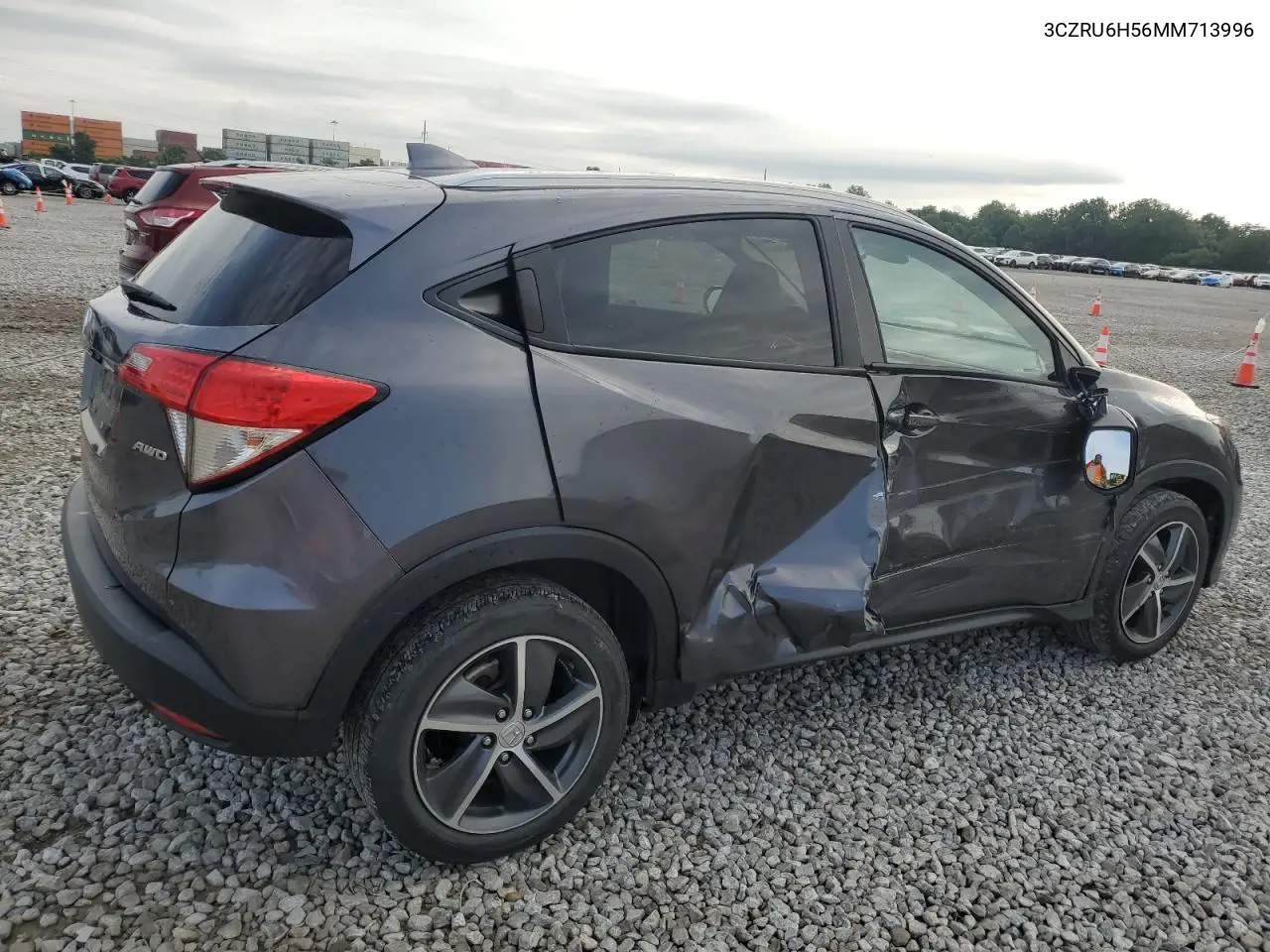 2021 Honda Hr-V Ex VIN: 3CZRU6H56MM713996 Lot: 62589455