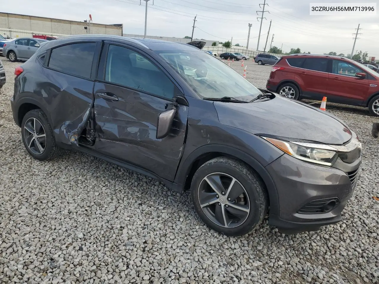 2021 Honda Hr-V Ex VIN: 3CZRU6H56MM713996 Lot: 62589455