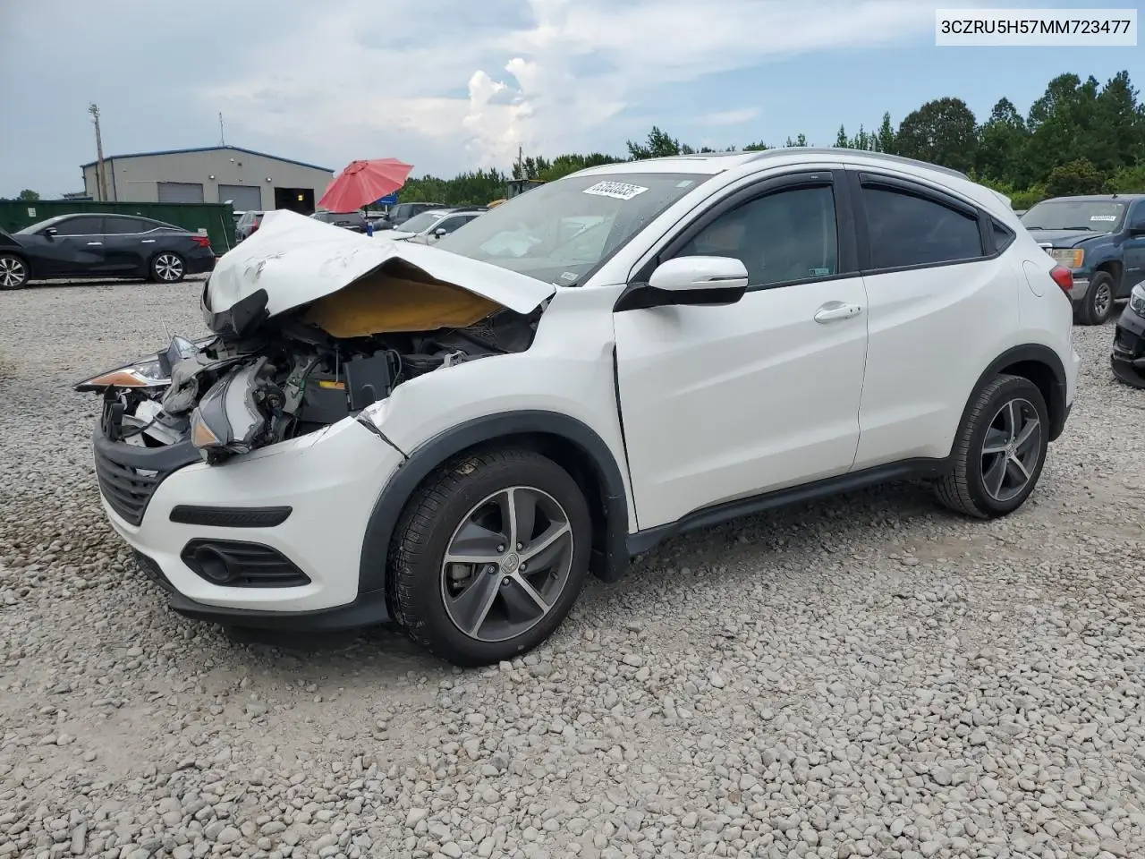 2021 Honda Hr-V Ex VIN: 3CZRU5H57MM723477 Lot: 62603635