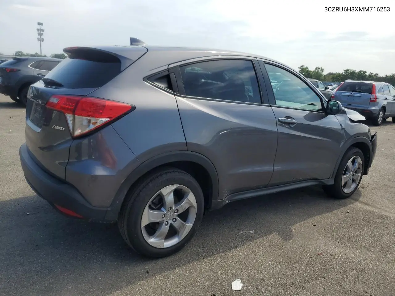 2021 Honda Hr-V Lx VIN: 3CZRU6H3XMM716253 Lot: 62729455