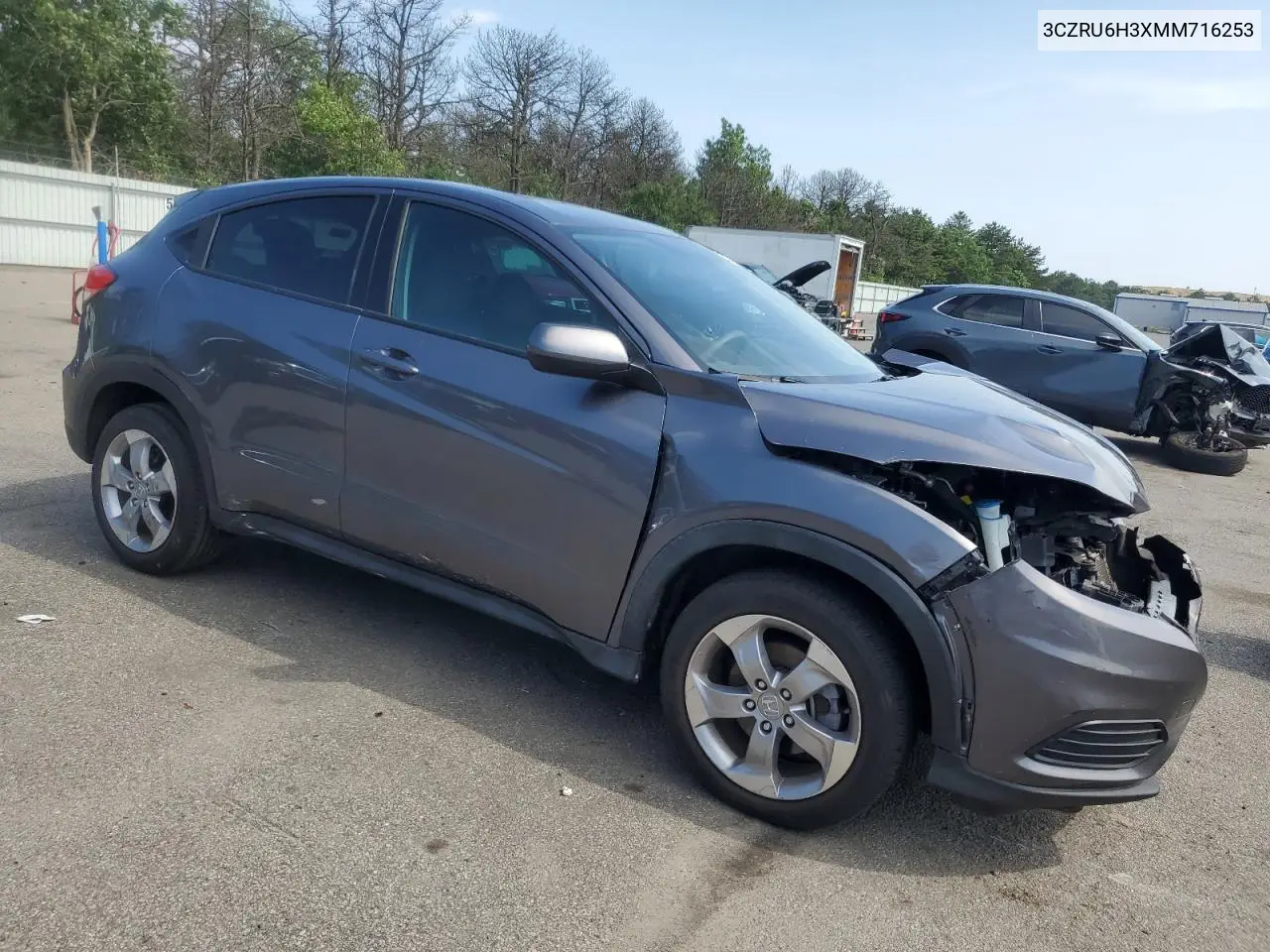2021 Honda Hr-V Lx VIN: 3CZRU6H3XMM716253 Lot: 62729455