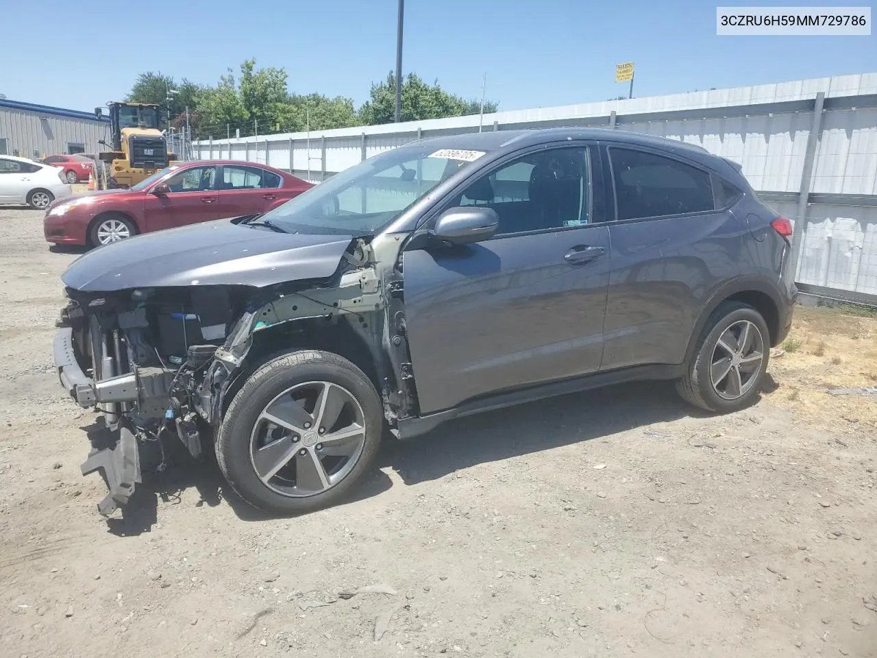 2021 Honda Hr-V Ex VIN: 3CZRU6H59MM729786 Lot: 62896705