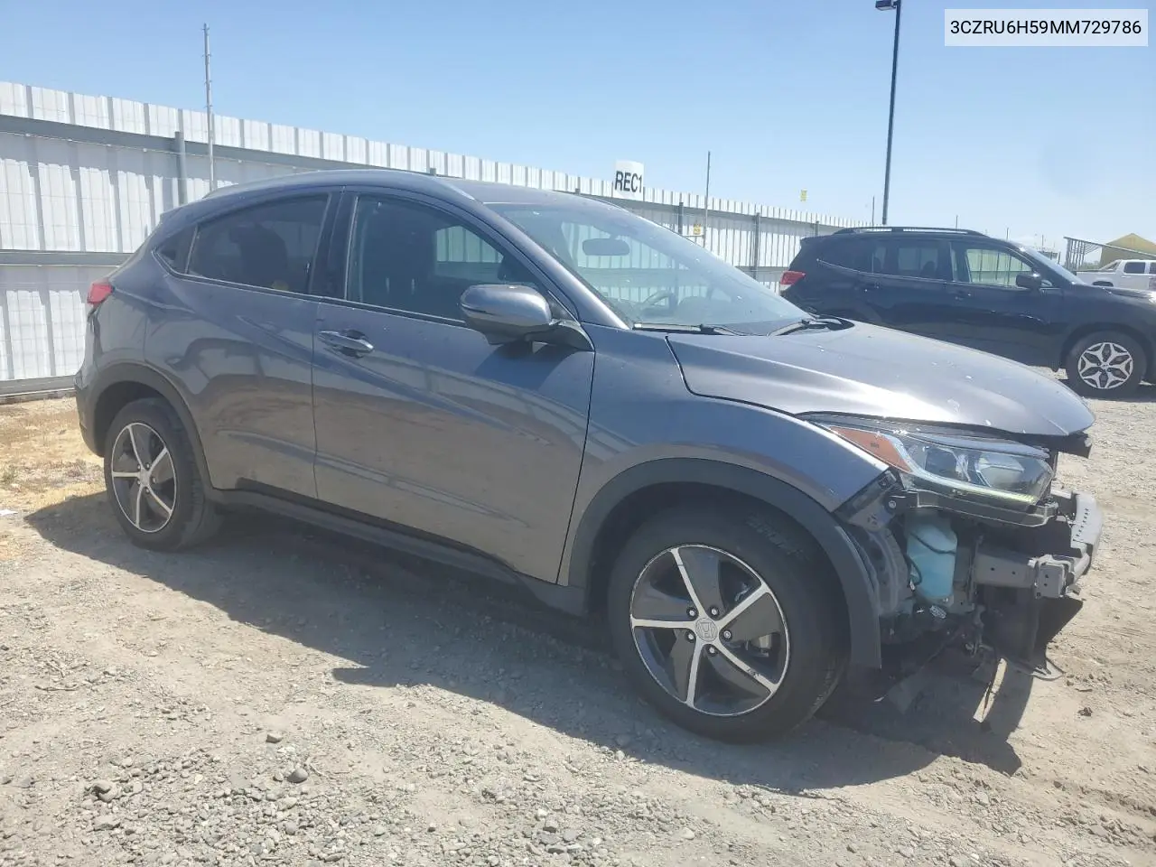 2021 Honda Hr-V Ex VIN: 3CZRU6H59MM729786 Lot: 62896705