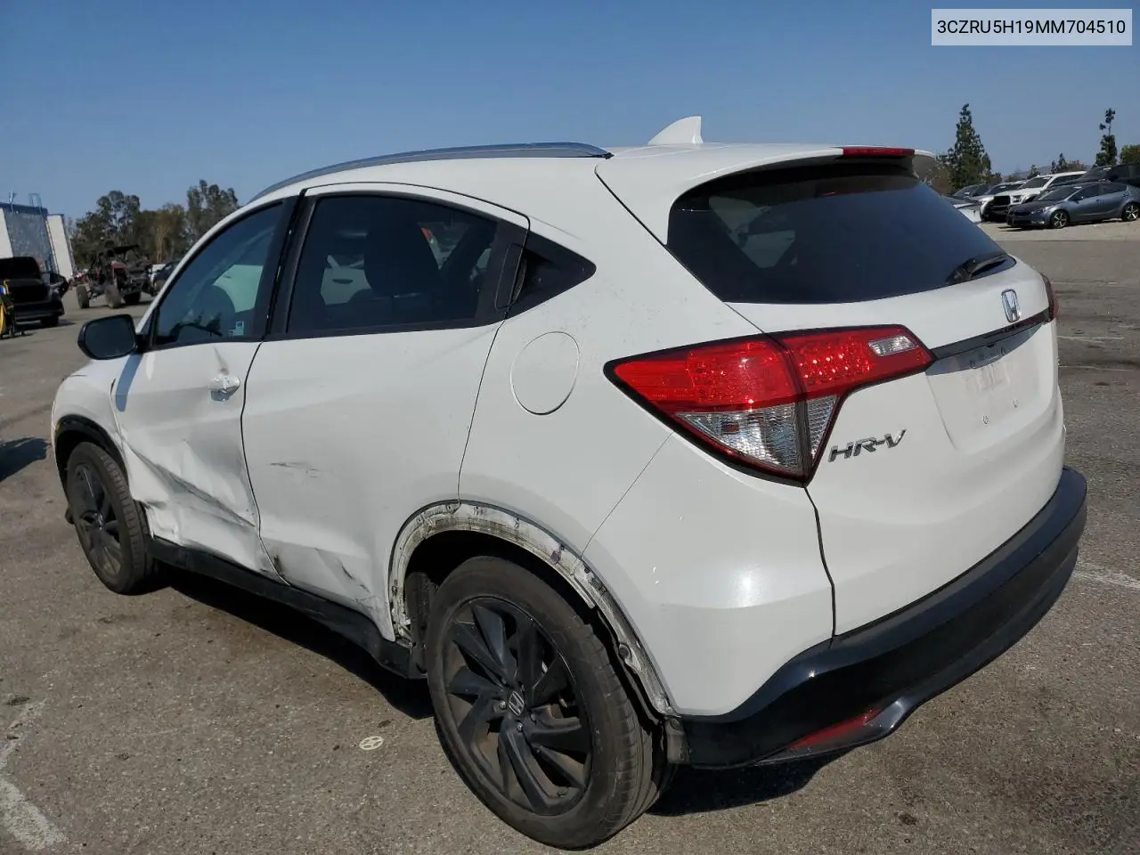 2021 Honda Hr-V Sport VIN: 3CZRU5H19MM704510 Lot: 65030045