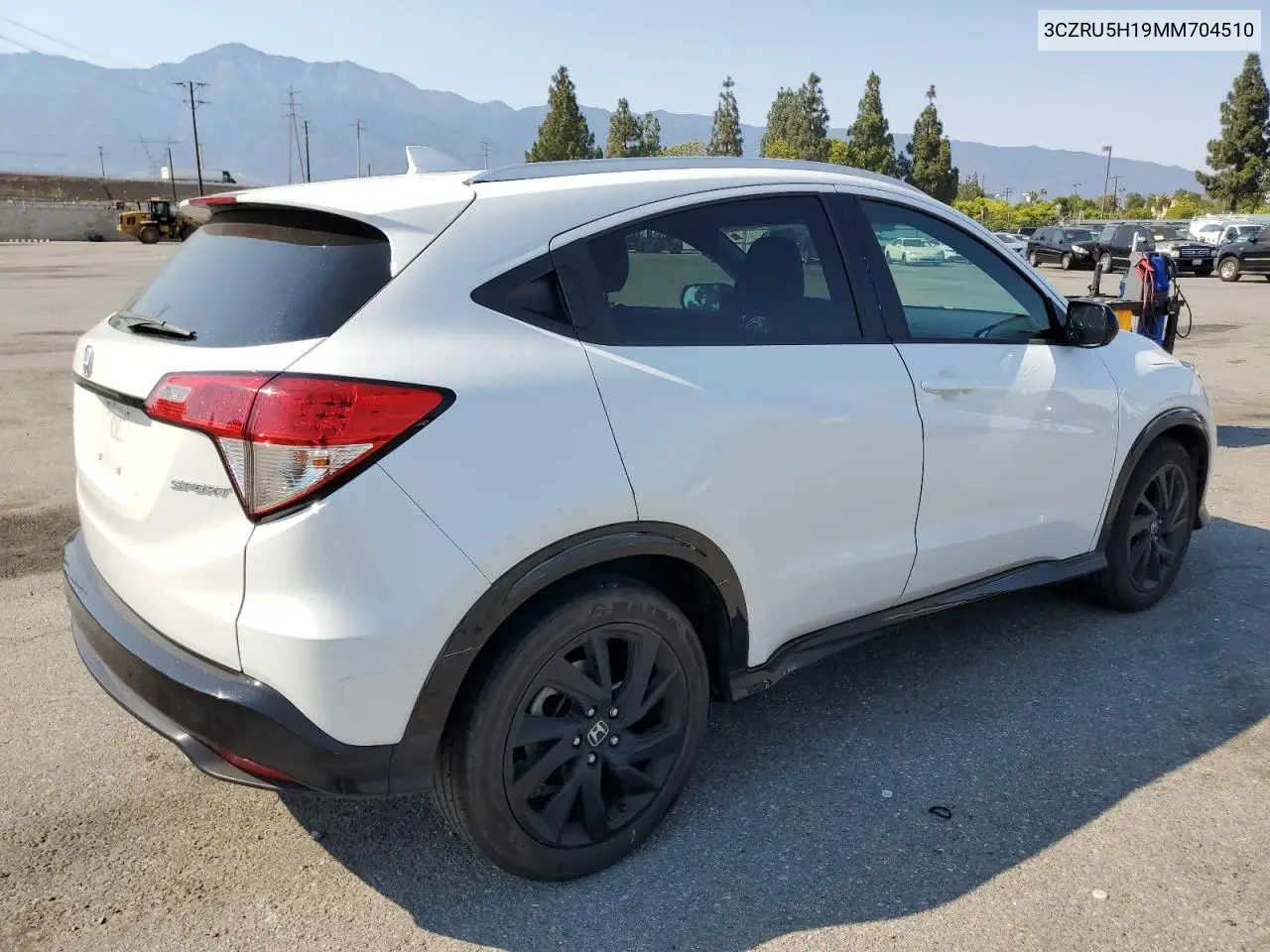 2021 Honda Hr-V Sport VIN: 3CZRU5H19MM704510 Lot: 65030045