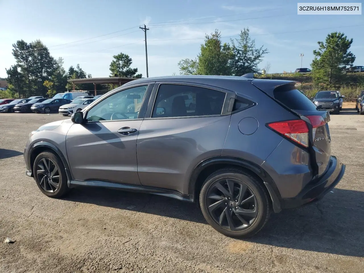 2021 Honda Hr-V Sport VIN: 3CZRU6H18MM752571 Lot: 65182145