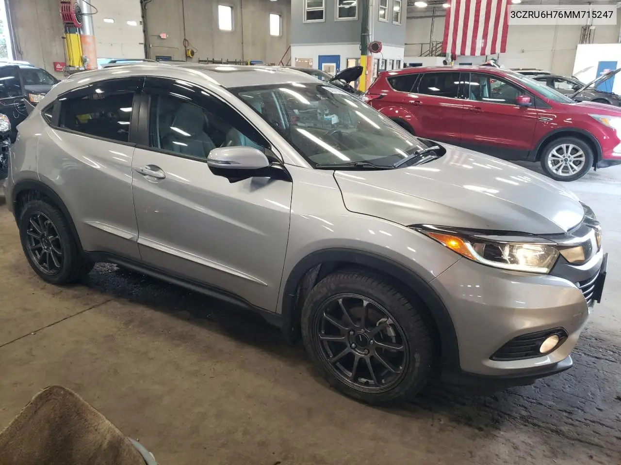 2021 Honda Hr-V Exl VIN: 3CZRU6H76MM715247 Lot: 65970865