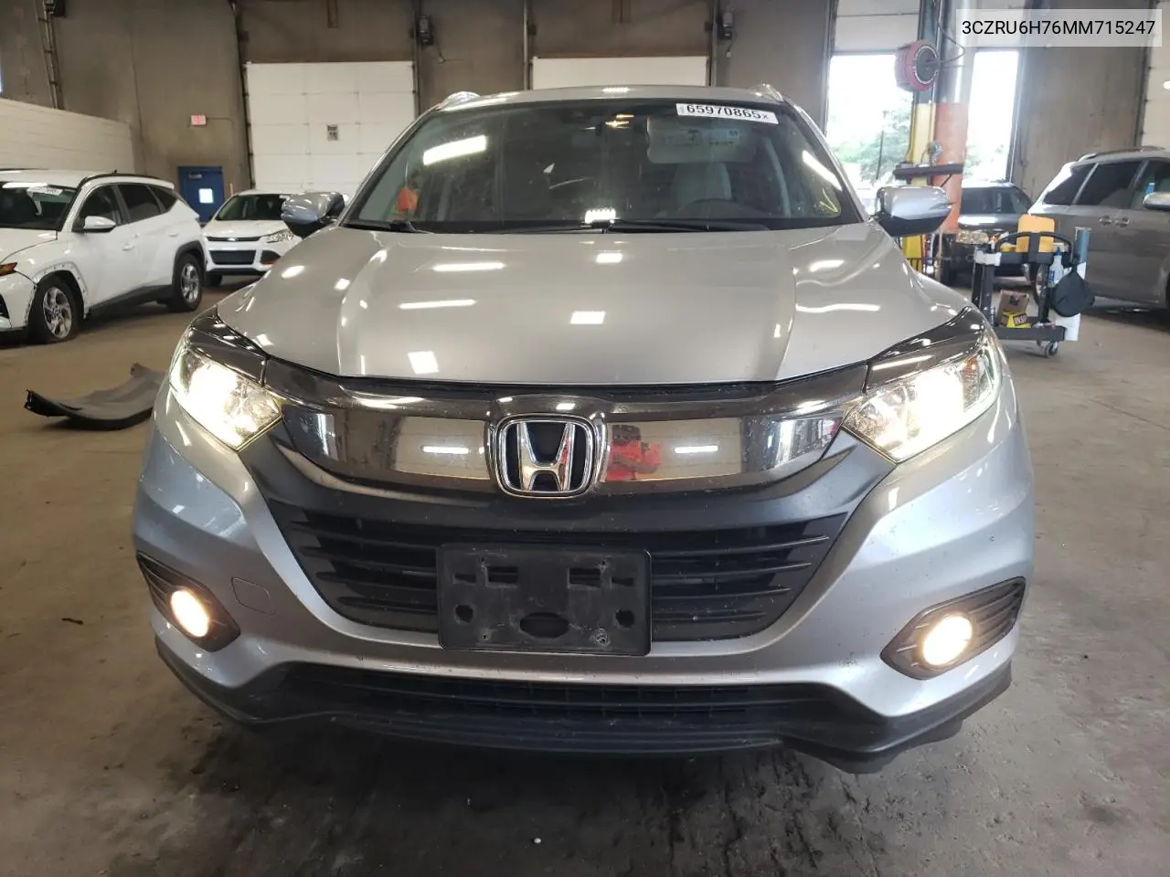 2021 Honda Hr-V Exl VIN: 3CZRU6H76MM715247 Lot: 65970865