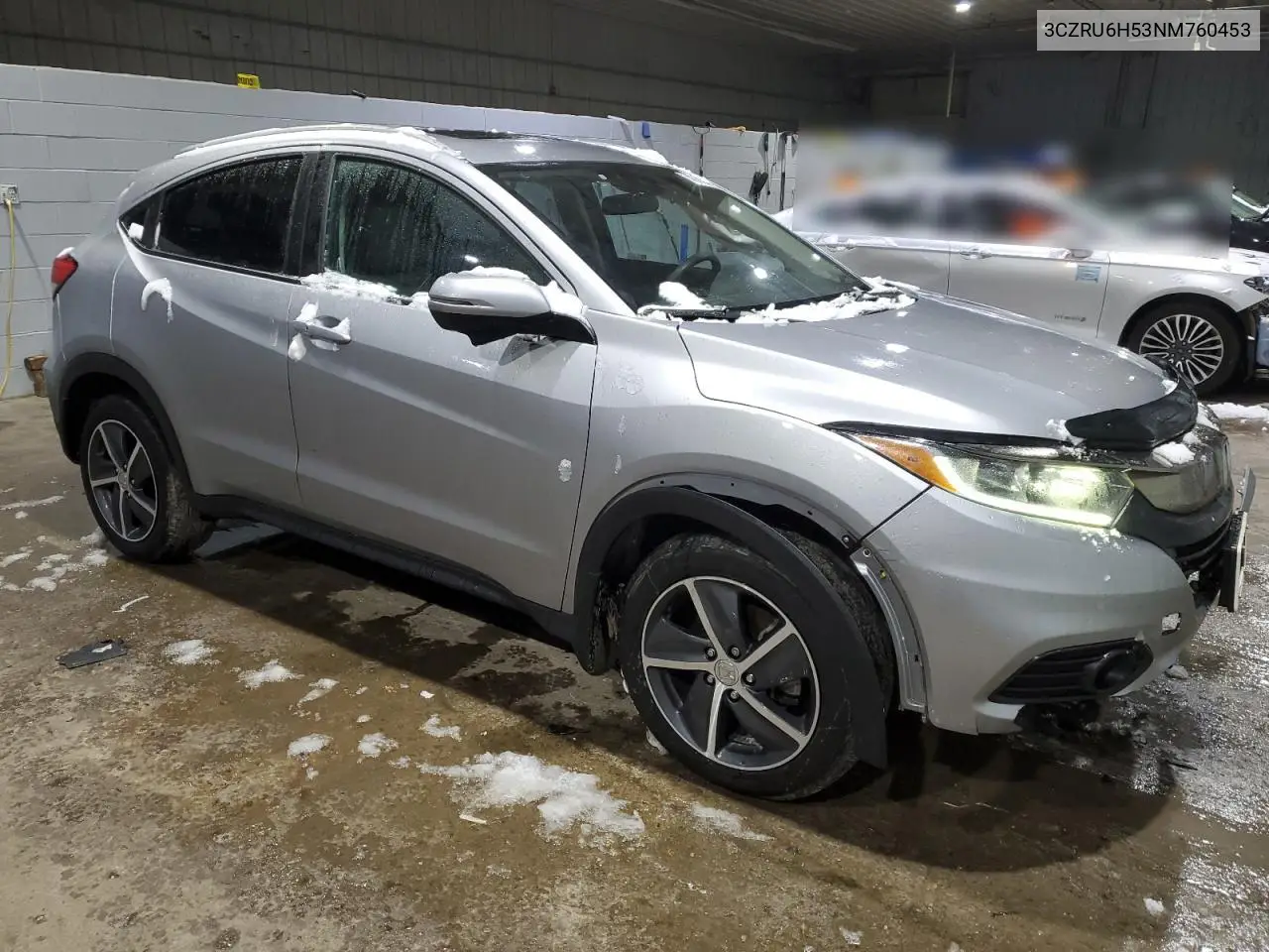2022 Honda Hr-V Ex VIN: 3CZRU6H53NM760453 Lot: 46746445