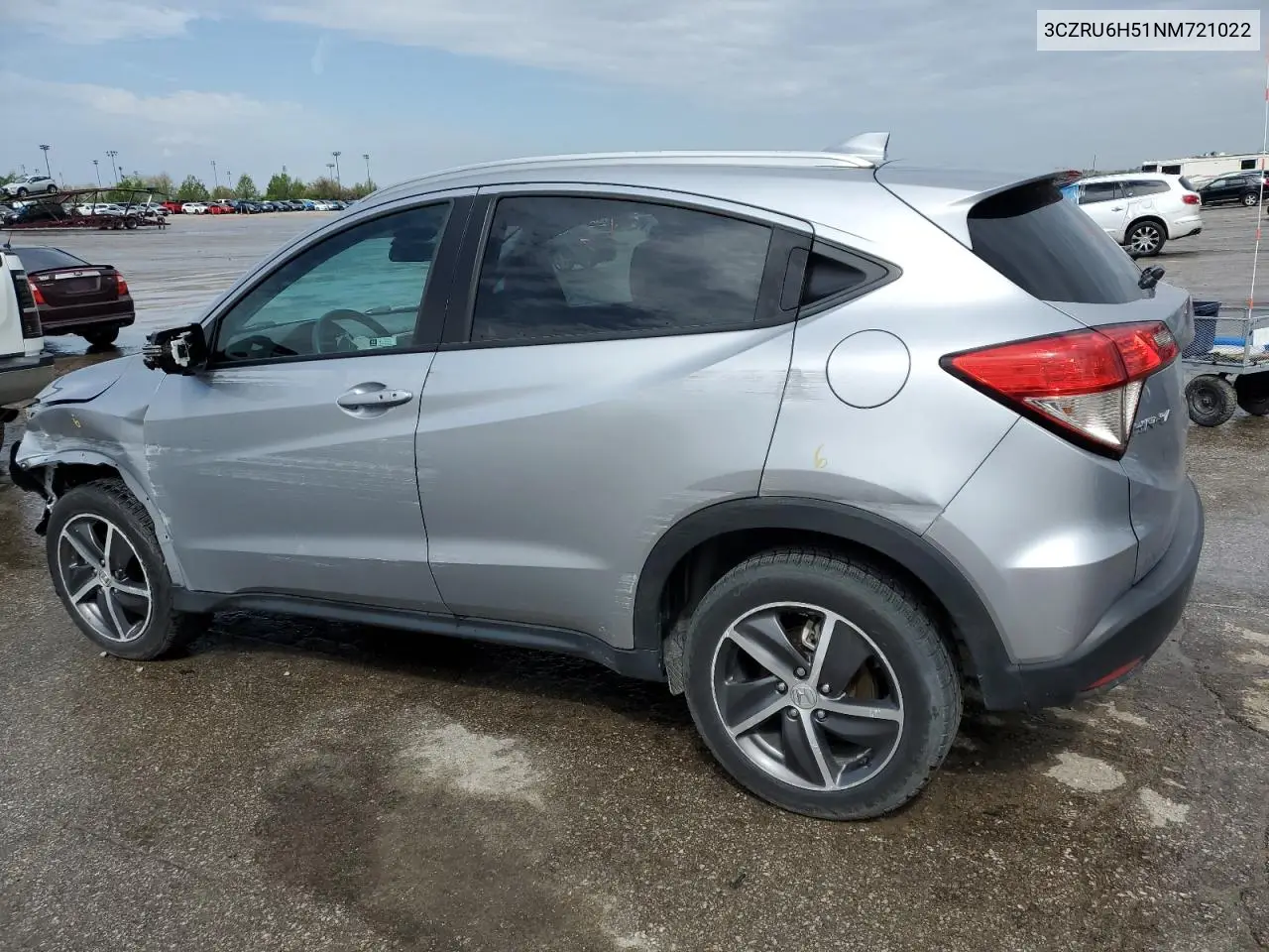 2022 Honda Hr-V Ex VIN: 3CZRU6H51NM721022 Lot: 53429415
