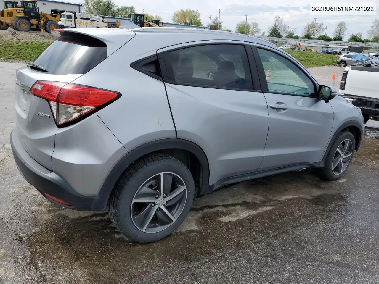 2022 Honda Hr-V Ex VIN: 3CZRU6H51NM721022 Lot: 53429415