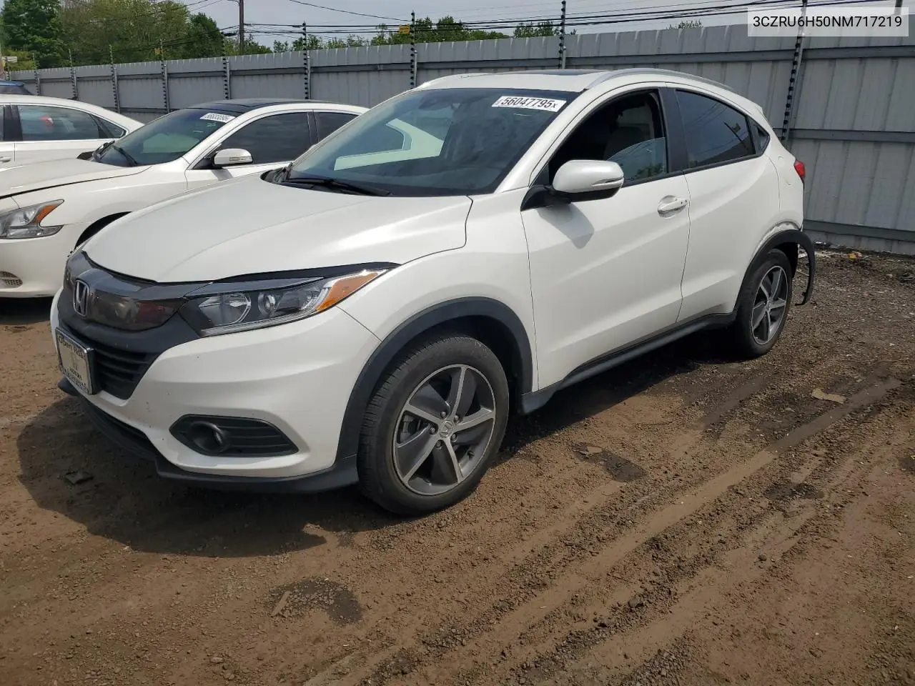 2022 Honda Hr-V Ex VIN: 3CZRU6H50NM717219 Lot: 56047795