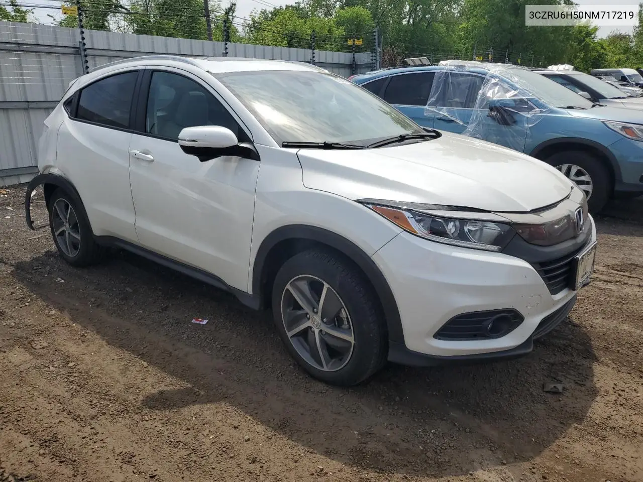 2022 Honda Hr-V Ex VIN: 3CZRU6H50NM717219 Lot: 56047795