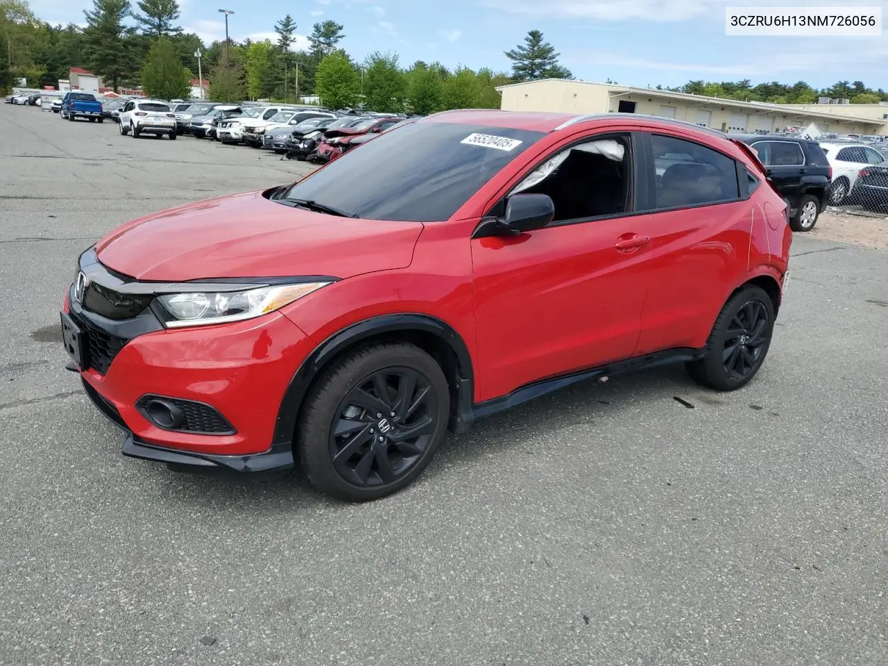 2022 Honda Hr-V Sport VIN: 3CZRU6H13NM726056 Lot: 56520405