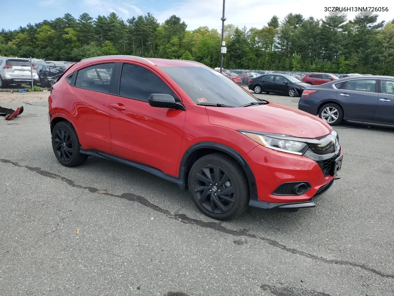 2022 Honda Hr-V Sport VIN: 3CZRU6H13NM726056 Lot: 56520405
