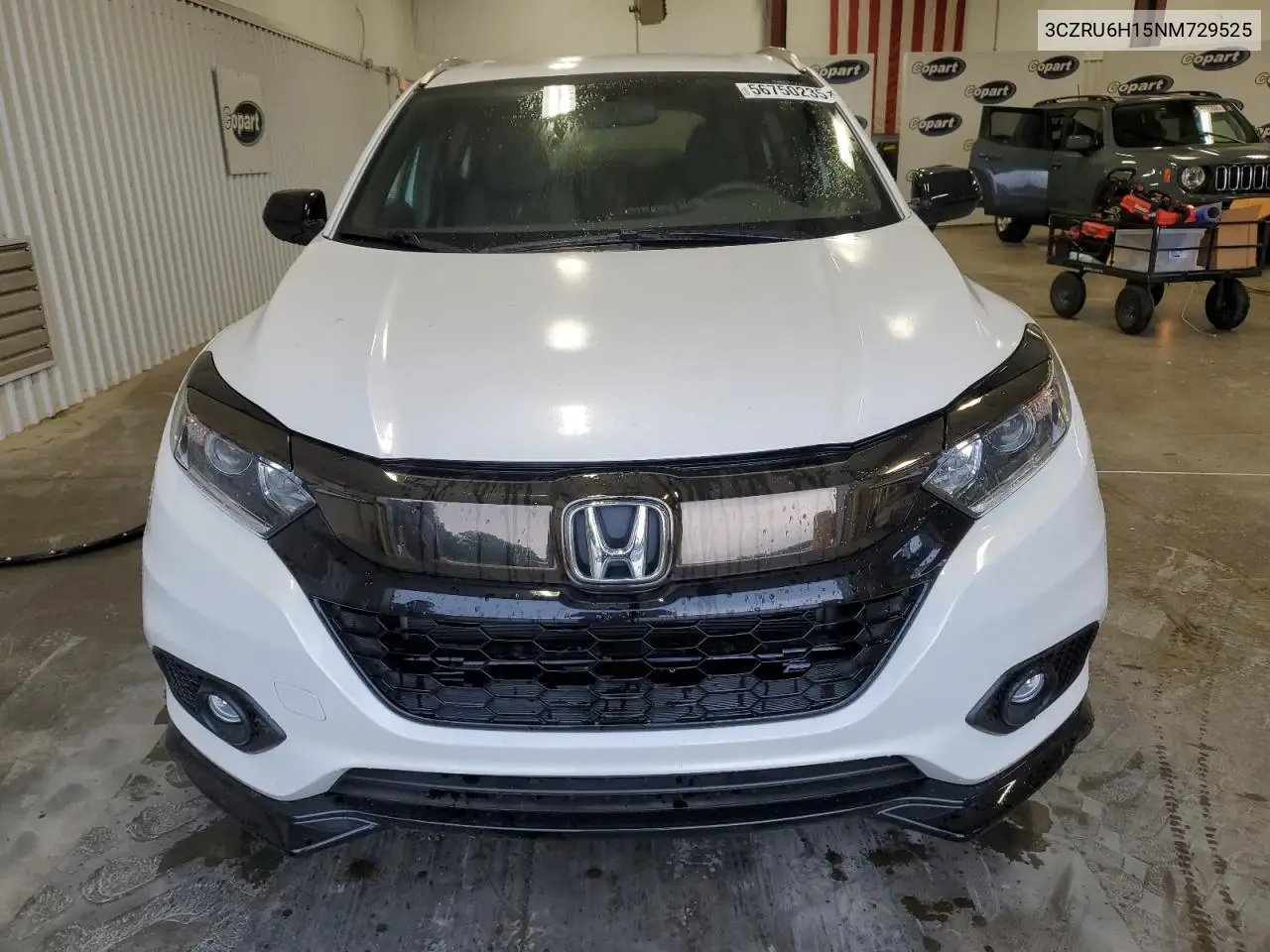 2022 Honda Hr-V Sport VIN: 3CZRU6H15NM729525 Lot: 56750235