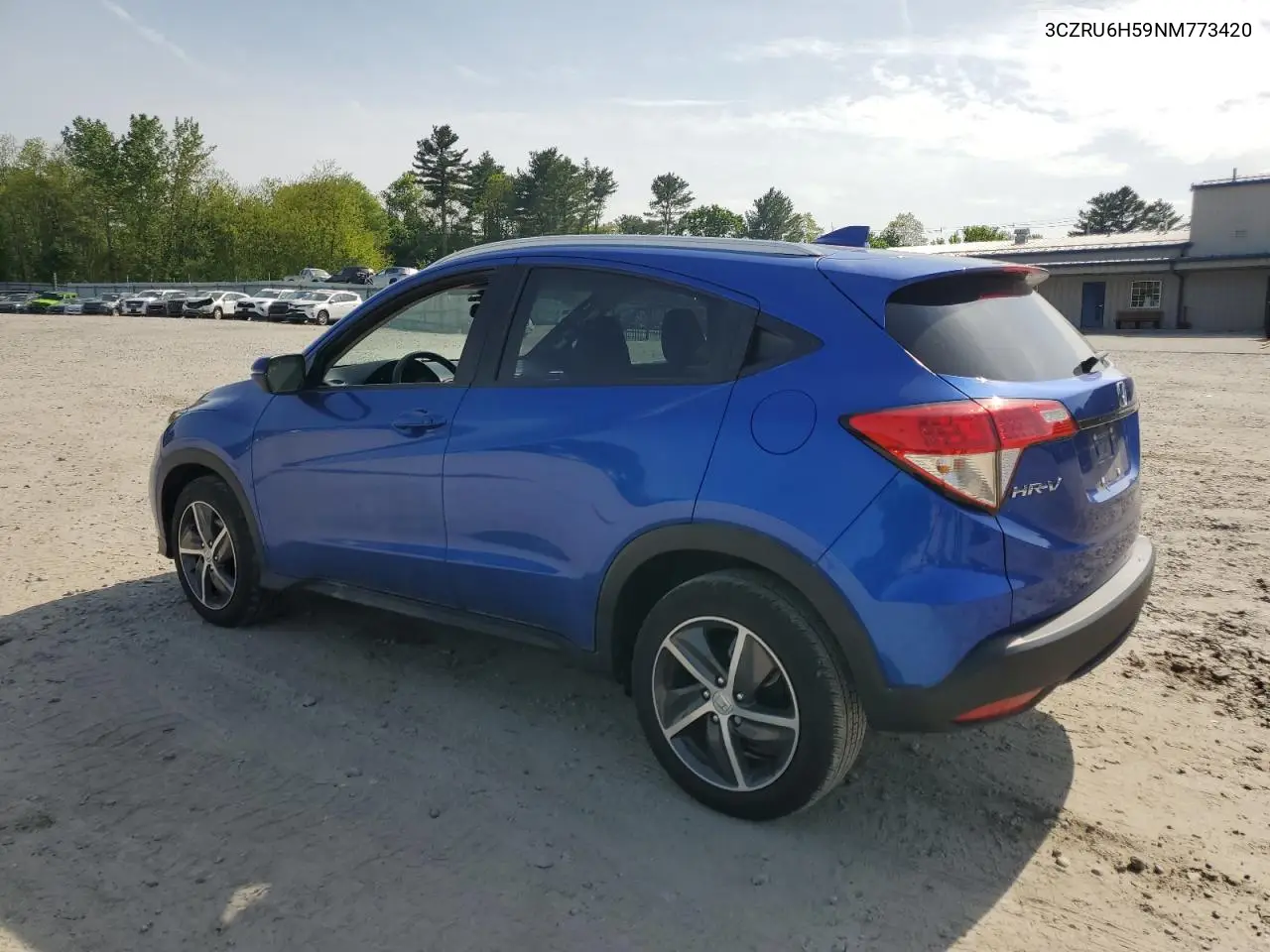 2022 Honda Hr-V Ex VIN: 3CZRU6H59NM773420 Lot: 57054735
