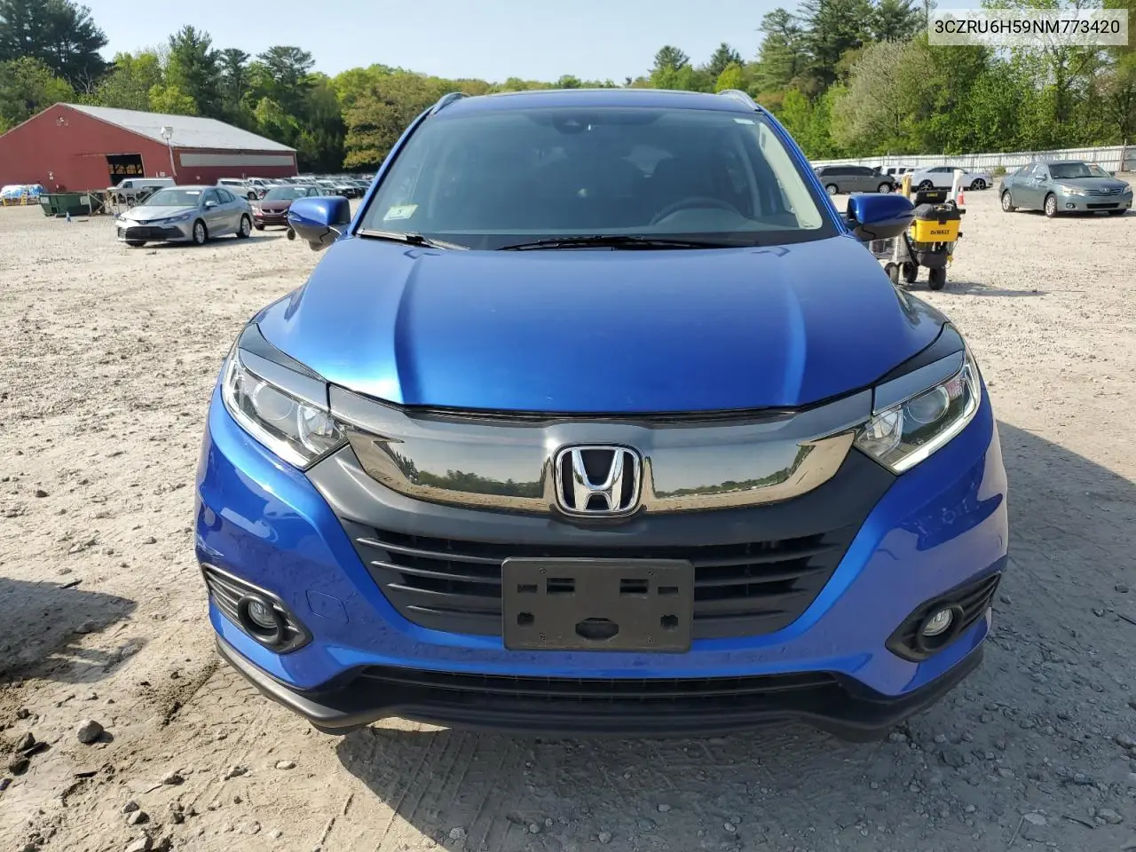 2022 Honda Hr-V Ex VIN: 3CZRU6H59NM773420 Lot: 57054735