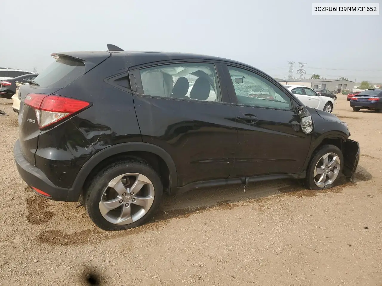 2022 Honda Hr-V Lx VIN: 3CZRU6H39NM731652 Lot: 58923885