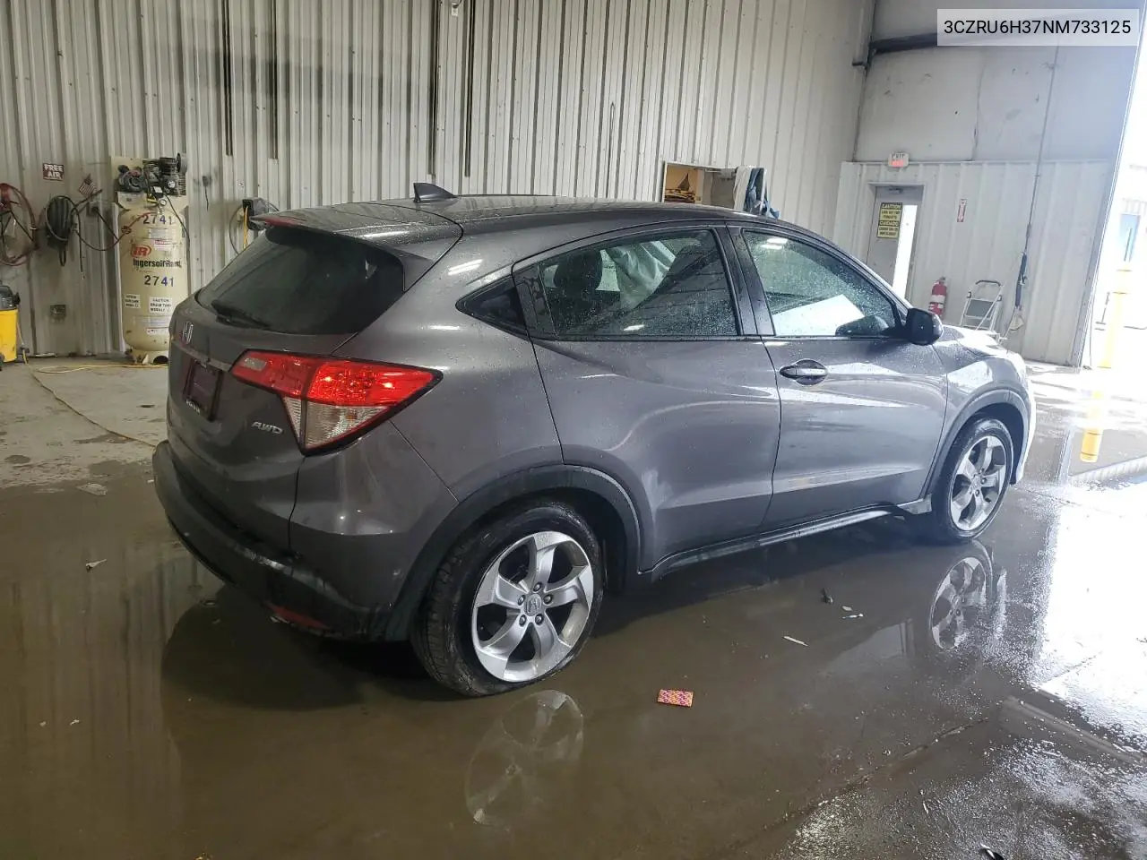 2022 Honda Hr-V Lx VIN: 3CZRU6H37NM733125 Lot: 58980225