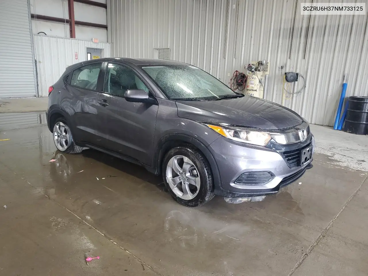 2022 Honda Hr-V Lx VIN: 3CZRU6H37NM733125 Lot: 58980225