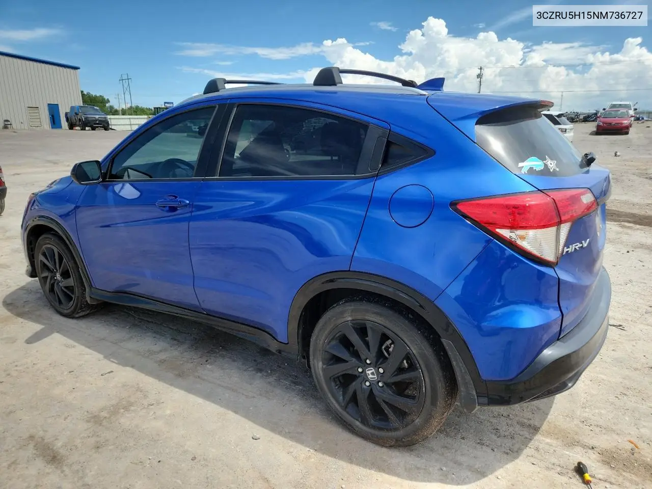 2022 Honda Hr-V Sport VIN: 3CZRU5H15NM736727 Lot: 62713435