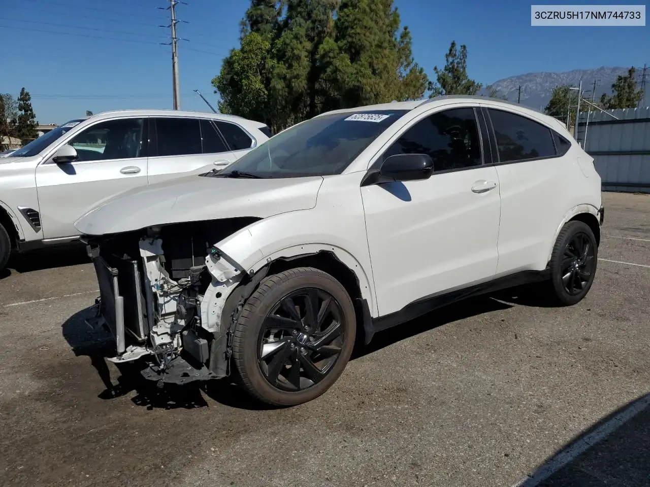 2022 Honda Hr-V Sport VIN: 3CZRU5H17NM744733 Lot: 62875625