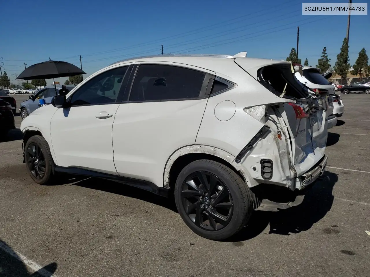 2022 Honda Hr-V Sport VIN: 3CZRU5H17NM744733 Lot: 62875625