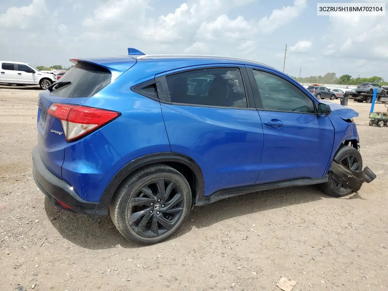 2022 Honda Hr-V Sport VIN: 3CZRU5H18NM702104 Lot: 62901505